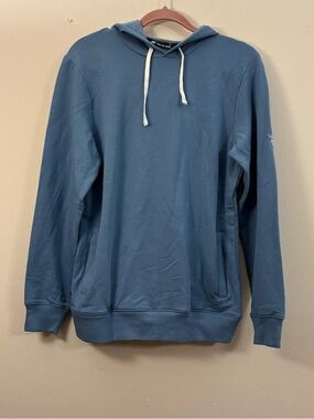 Travis Mathew Cloud Hoodie Copen Blue mens S FCA logo